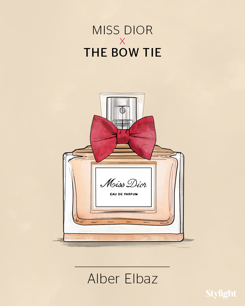 Stylight flacon Miss Dior met bow tie door Alber Elbaz