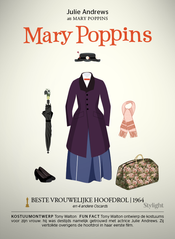 Oscars rok en jas paraplu Mary Poppins Stylight
