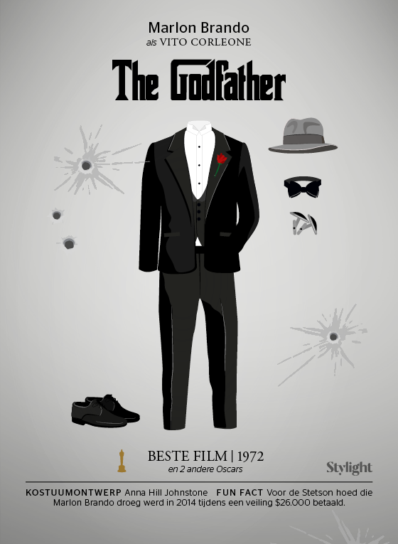 Oscars smoking en hoed The Godfather Stylight
