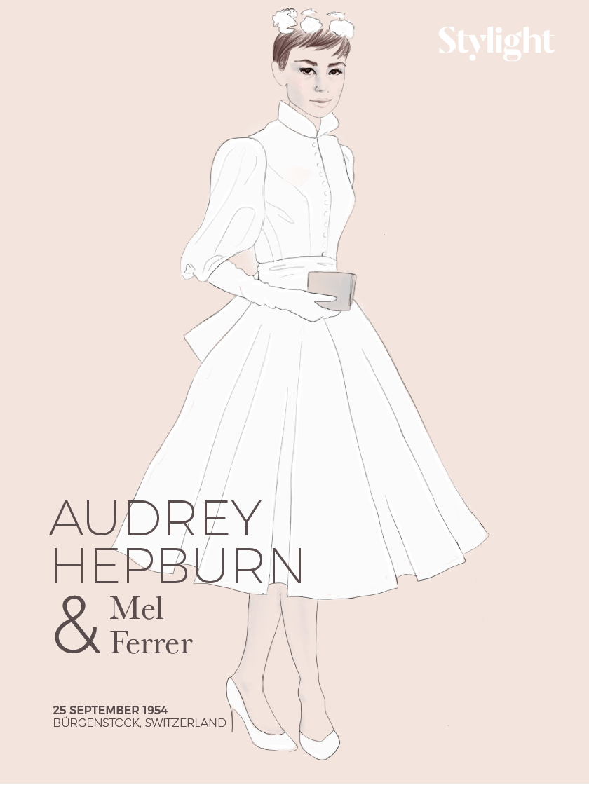 Stylight Memorabele trouwjurken Audrey Hepburn