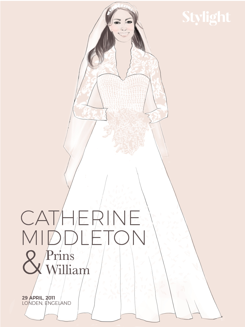 Stylight Memorabele trouwjurken Kate Middleton