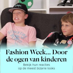 Fashion Week door kids voor Stylight