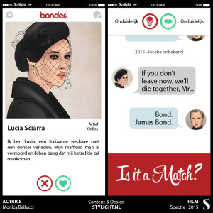 Lucia Sciarra chats met 007 op Stylight Tinder