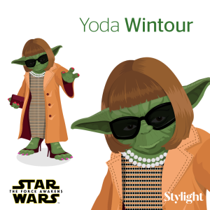 Stylight Anna Wintour als Yoda