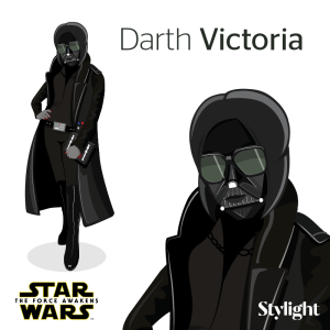 Victoria Beckham as Darth Vader
