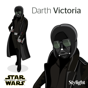 Stylight Victoria Beckham als Darth Vader
