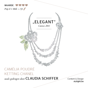Juwelen op Cannes Camelia Poudre ketting van Chanel Stylight