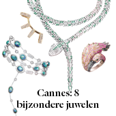 Sieraden op Cannes armband ear cuff slangenketting en flamingo ring Stylight