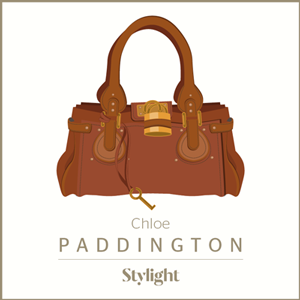 Designer handtas bruin Paddington bag Chloe