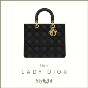 Designer handtas zwarte Lady Dior Stylight