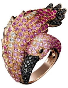Stylight juwelen op Cannes flamingo ring