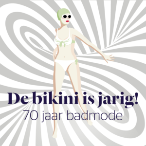 De bikini is jarig jaren 60 model in witte bikini Stylight