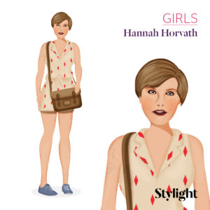 Nieuwe tv series Girls Hannah Horvath Stylight