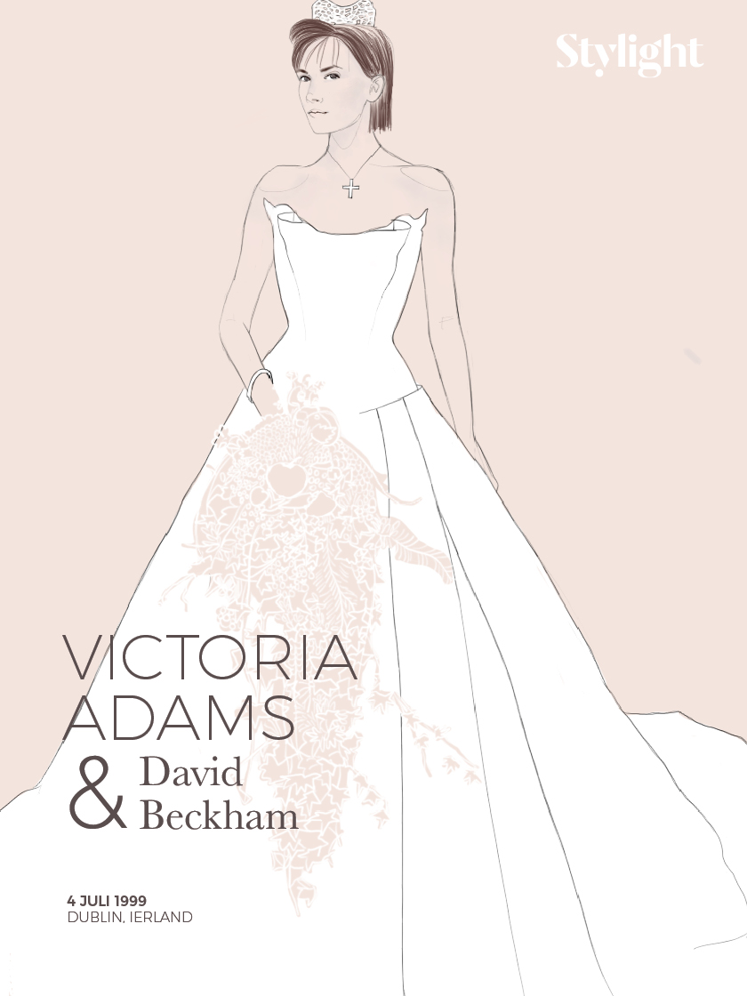 Stylight Memorabele trouwjurken Victoria Beckham